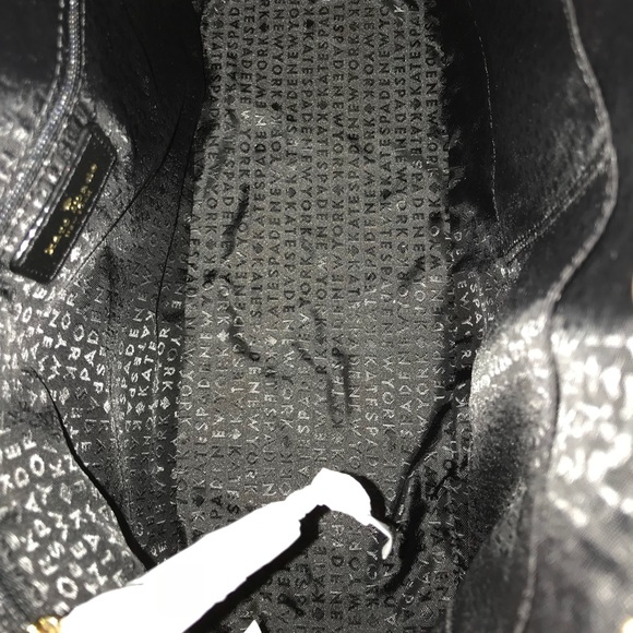 ✨SOLD✨SALE✨♠️Kate Spade NWT Black Leather Dome Bag - Picture 7 of 8